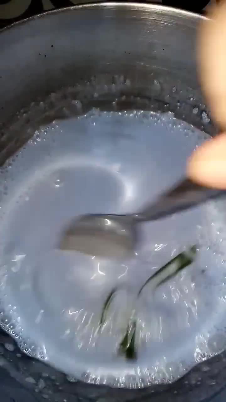 Foto langkah ke 3 dari resep Mango Sticky Rice (Bunga Telang).