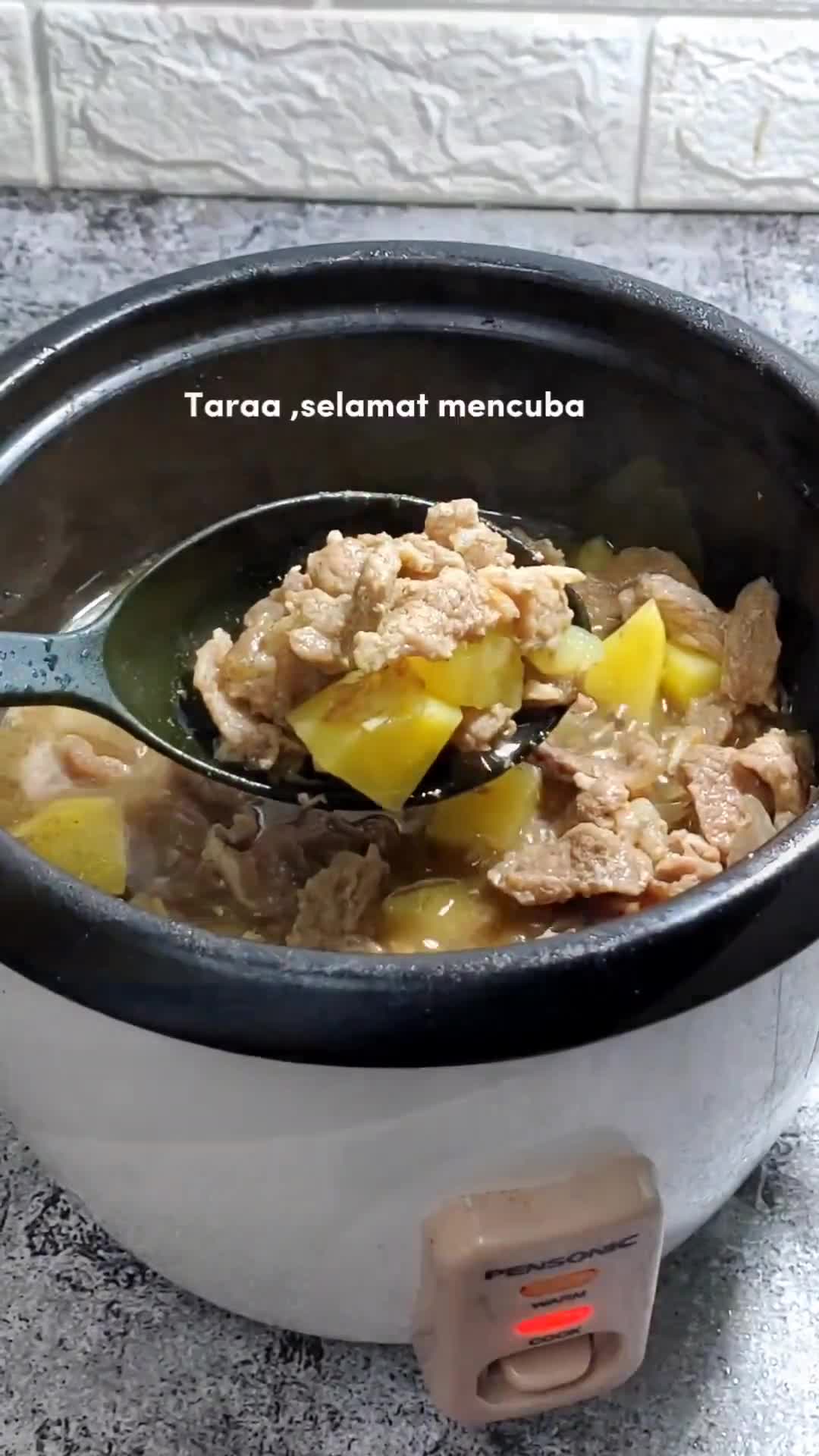 Gambar langkah 5 resipi Sup Daging Ala Thai.