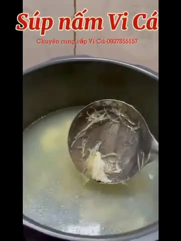 Hình bước làm 2 của món Súp Vi Cá