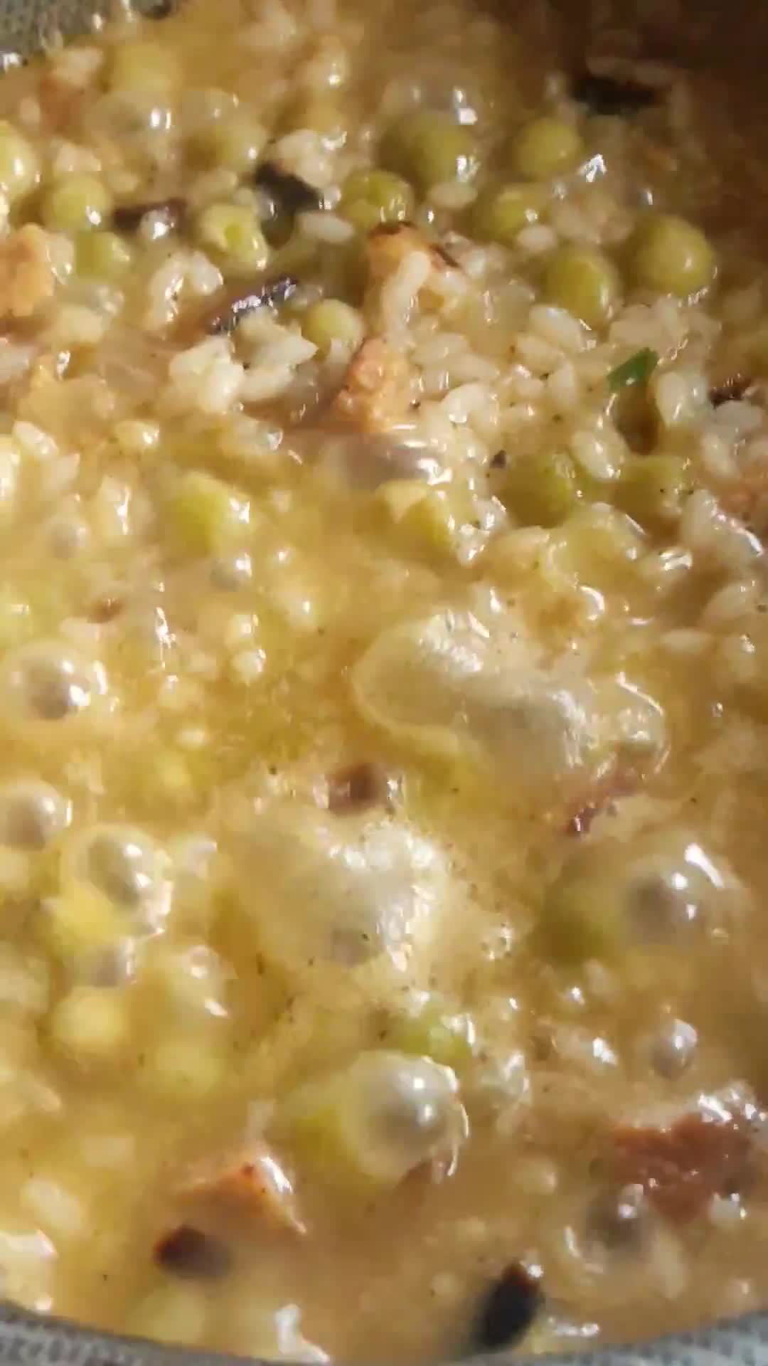 Foto del paso 2 de la receta: Escalopes veganos de tofu con arroz con panceta (v) y arvejas