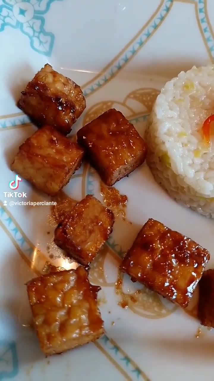 Foto del paso 7 de la receta: Tempeh vegano a la naranja #333!!!!) 🌱