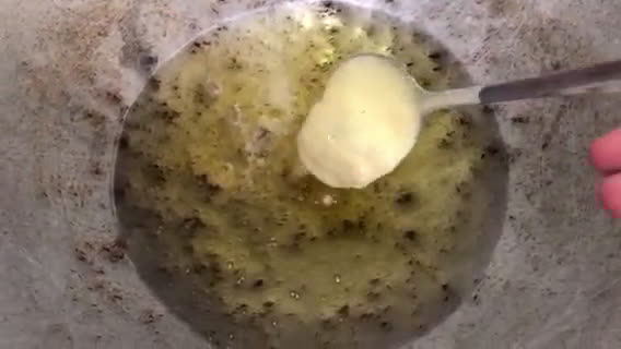 Gambar langkah 3 resipi Cempedak Goreng.