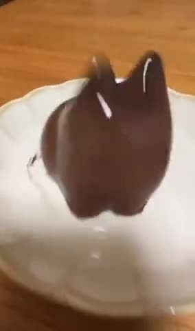 黒猫プリン作り方5写真