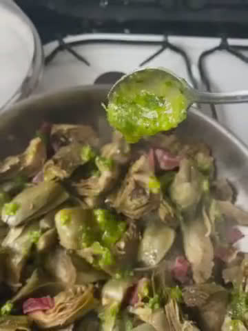 Foto del paso 4 de la receta: Alcachofitas rehogadas con ajito