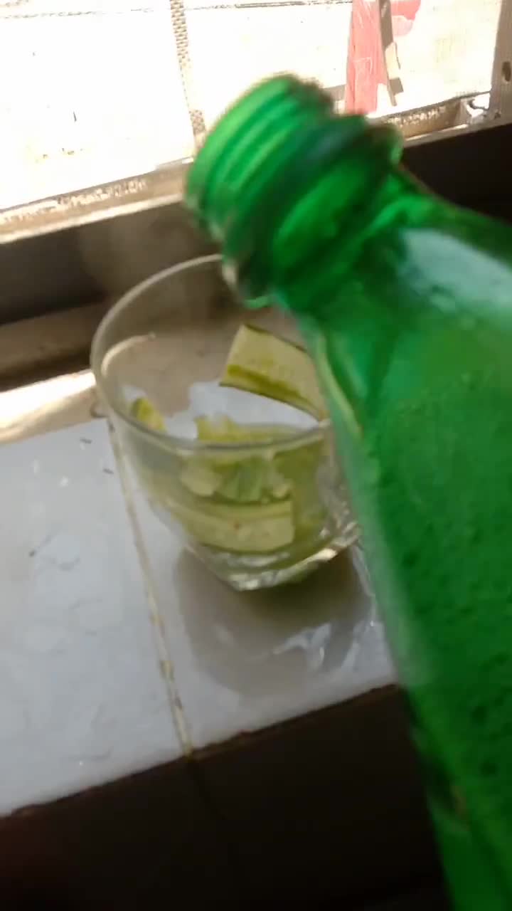 A picture of step 4 of Cucumber mocktail 🥒🍸🍸🍸.