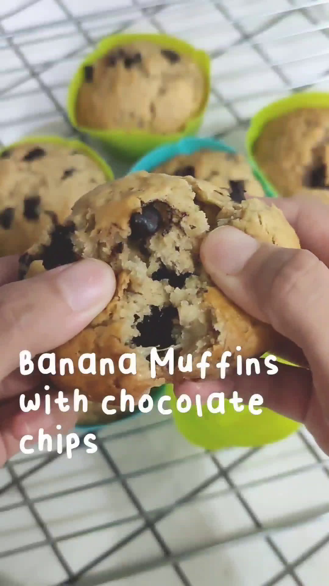 Gambar langkah 1 resipi Muffin pisang & cip coklat (Banana Muffins w Chocolate Chips).