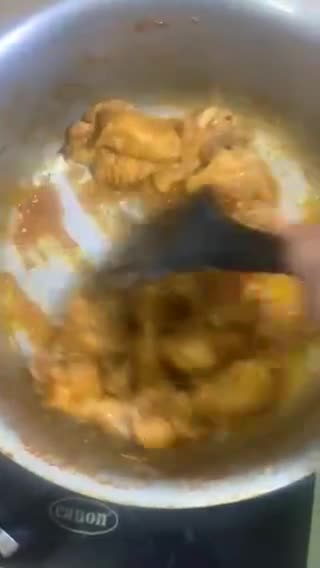 A picture of step 9 of Butter Chicken.