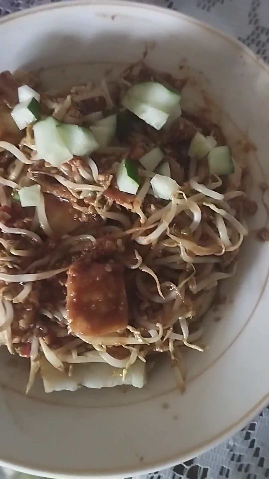 Foto langkah ke 4 dari resep Tahu Tek.