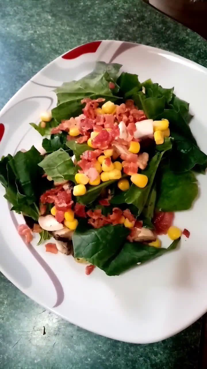 Foto del paso 8 de la receta: Ensalada de espinaca con tocino agridulce