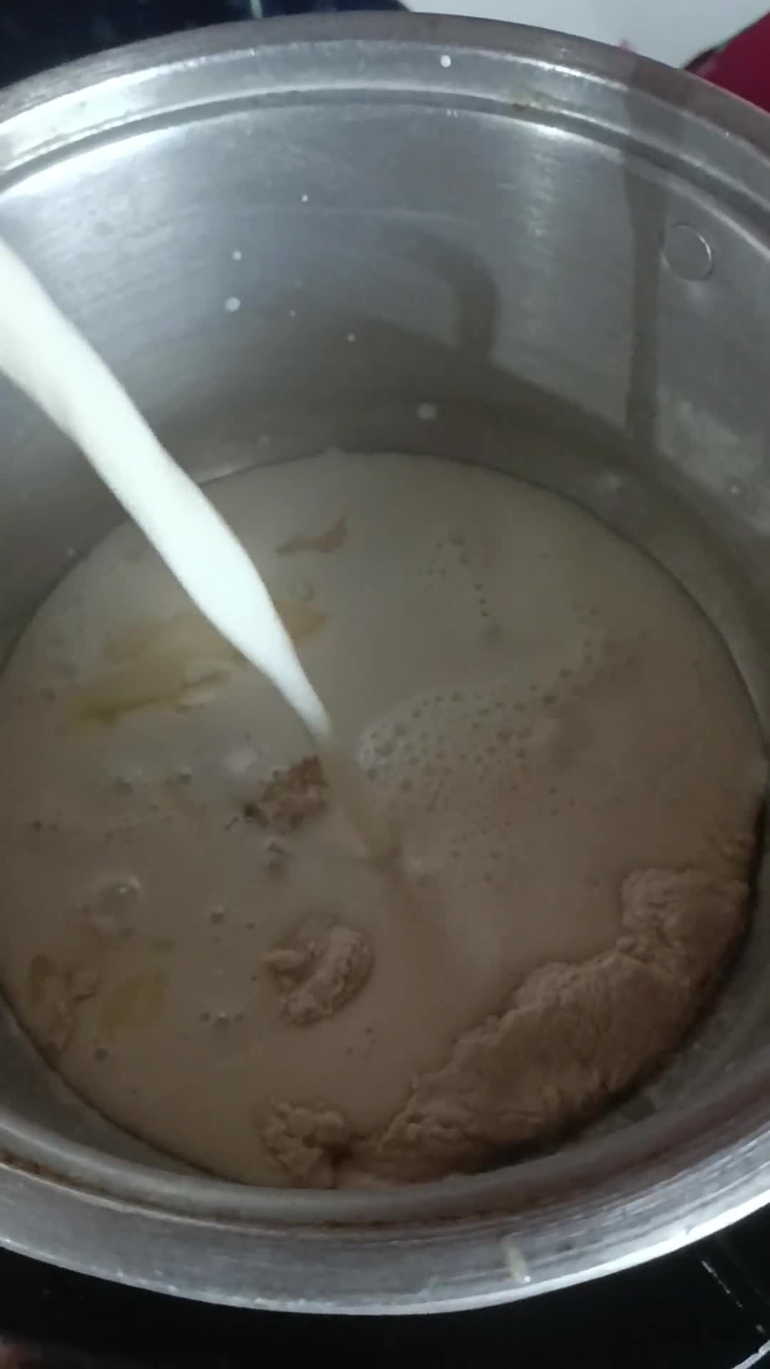 Foto langkah ke 2 dari resep Puding Roti Zebra.