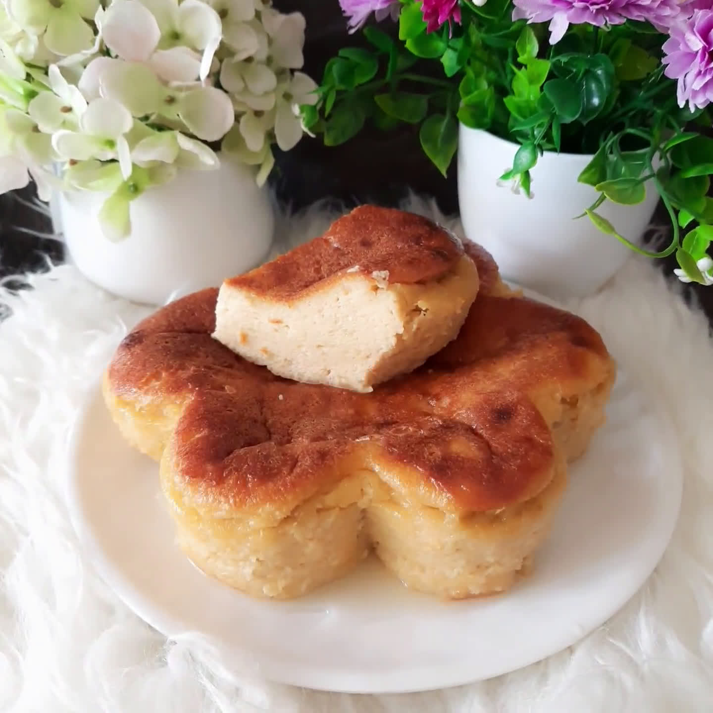 Foto langkah ke 4 dari resep Bingka Kentang Panggang Khas Banjar⭐ (live Cooking 24/9/21).