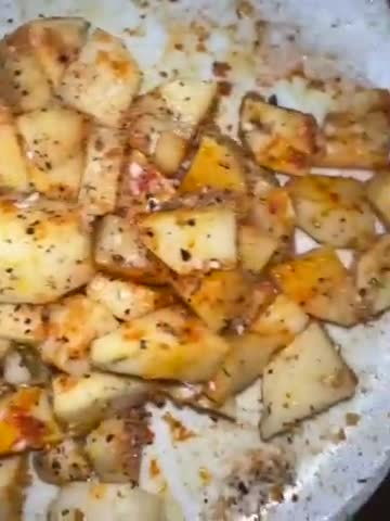 A picture of step 1 of Loaded Breakfast Potatoes.