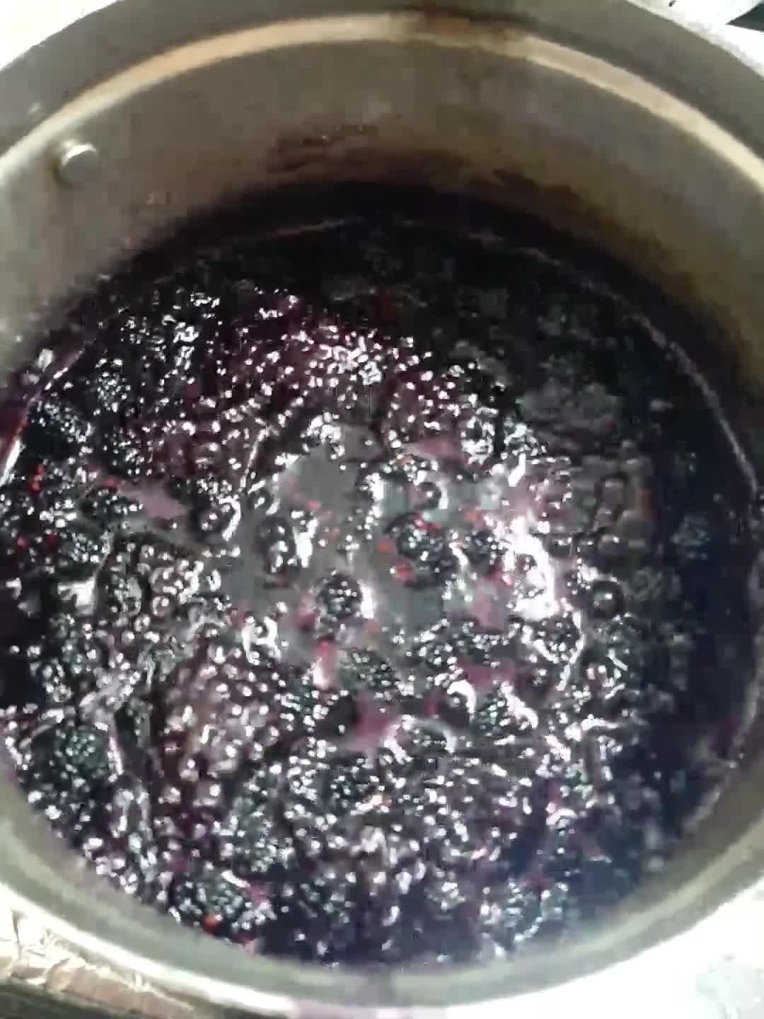 عکس مرحله 4 از دستور مربا وشربت شاتوت (BlackBerry)😍