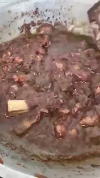 Foto langkah ke 3 dari resep Saksang B2 pake darah.