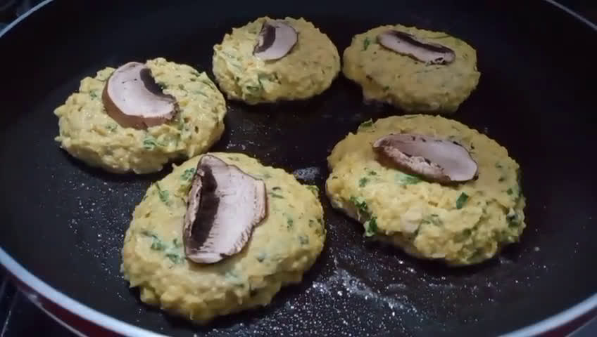 Foto langkah ke 2 dari resep Steak Tempe Jamur Portabello.