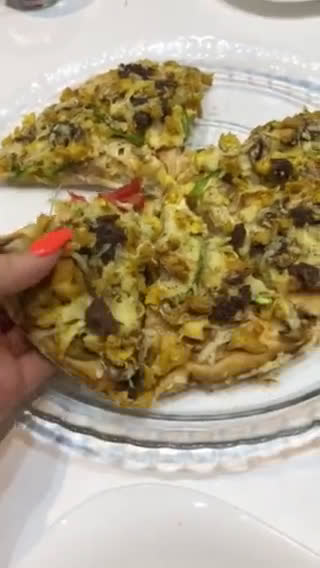 عکس مرحله 1 از دستور پیتزا مخصوص رستورانی 😋