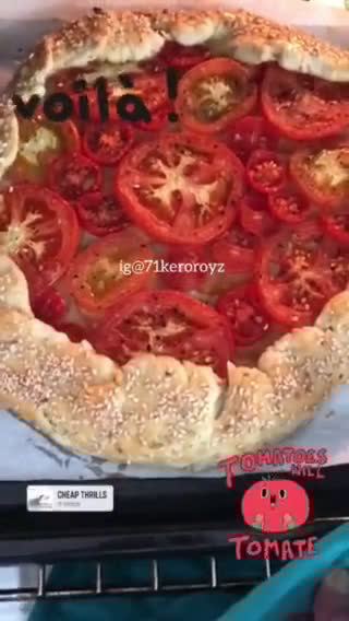 Gambar langkah 10 resipi 🇫🇷 TOMATO GALETTE.