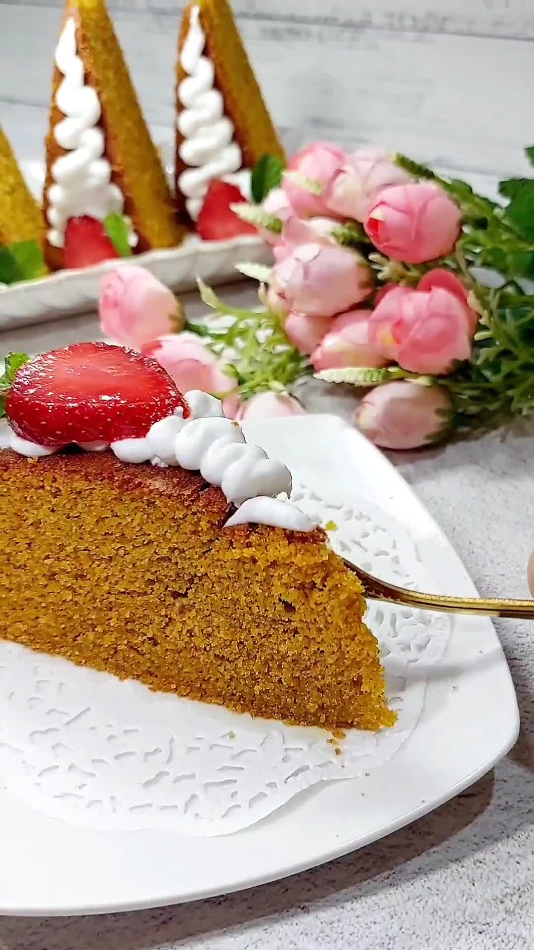 Foto langkah ke 5 dari resep Pumpkin Butter Cake Gluten Free (589).