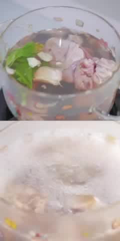Foto langkah ke 4 dari resep Borscht With Chicken, Sausage, and Mushroom - Sup Buah Bit (Ukraine).