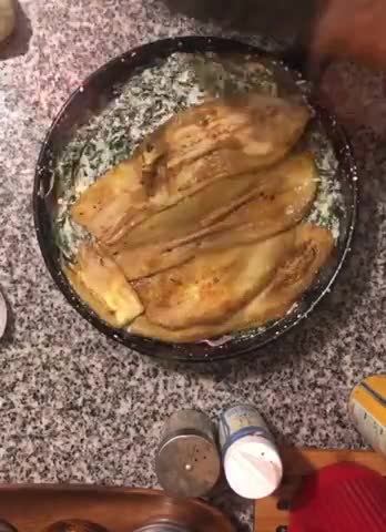 Foto del paso 4 de la receta: Lasagna de berenjenas, espinaca, ricota y jamón 😊