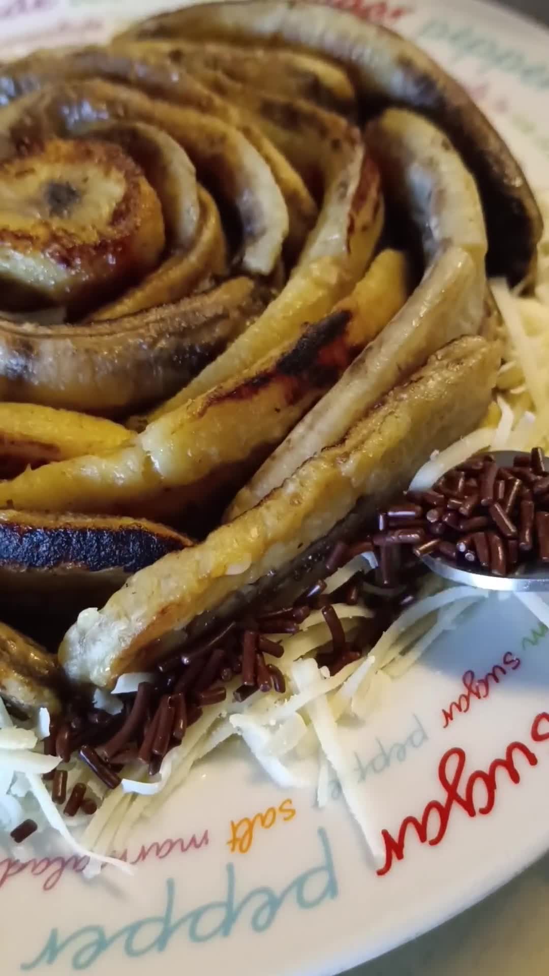 Foto langkah ke 4 dari resep Pisang Plenet Mawar.