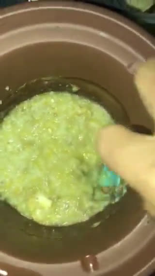 Foto langkah ke 4 dari resep Mpasi 6 Bulan (BUBUR HATI AYAM KABOCHA).