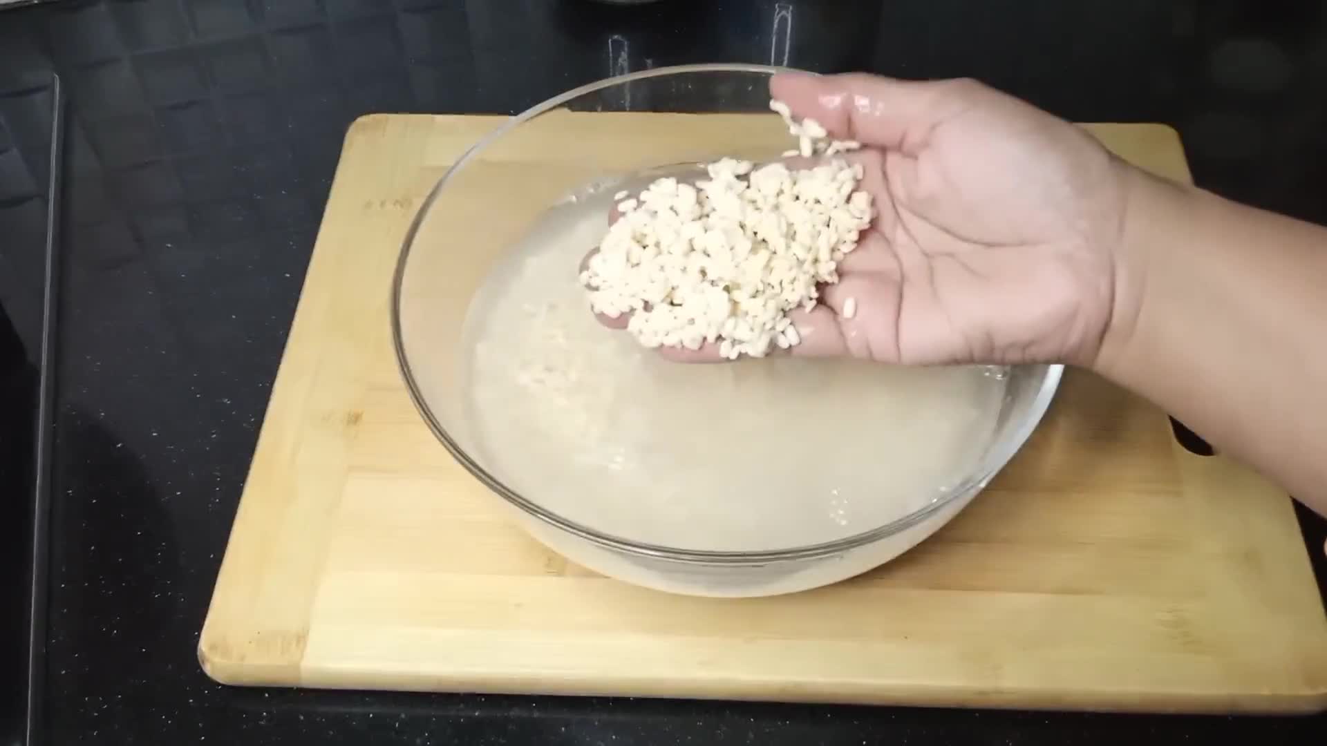 A picture of step 1 of Super soft dahi bhalla (iftar special).