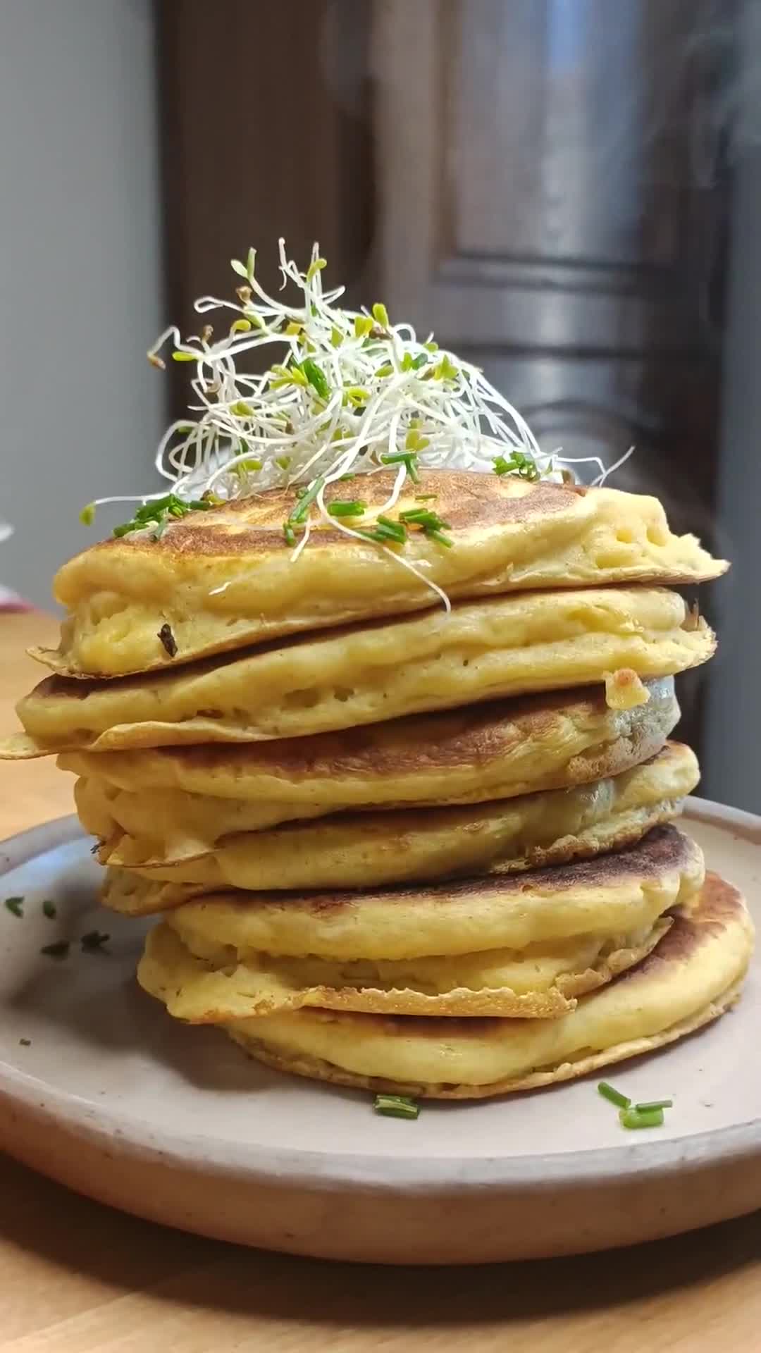 Une image de l'étape 2 de 🌱 Pancakes au Potimarron.