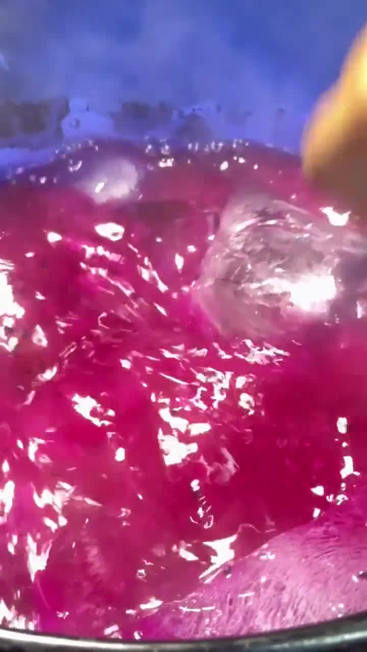 Foto langkah ke 6 dari resep Jelly Milk Lumut Buah Naga.