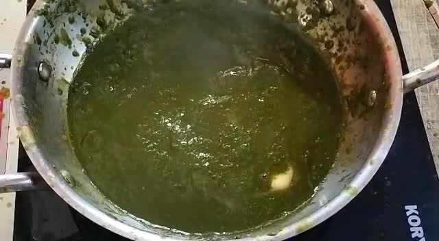A picture of step 9 of Spinach Paneer (No Onion, No Garlic).