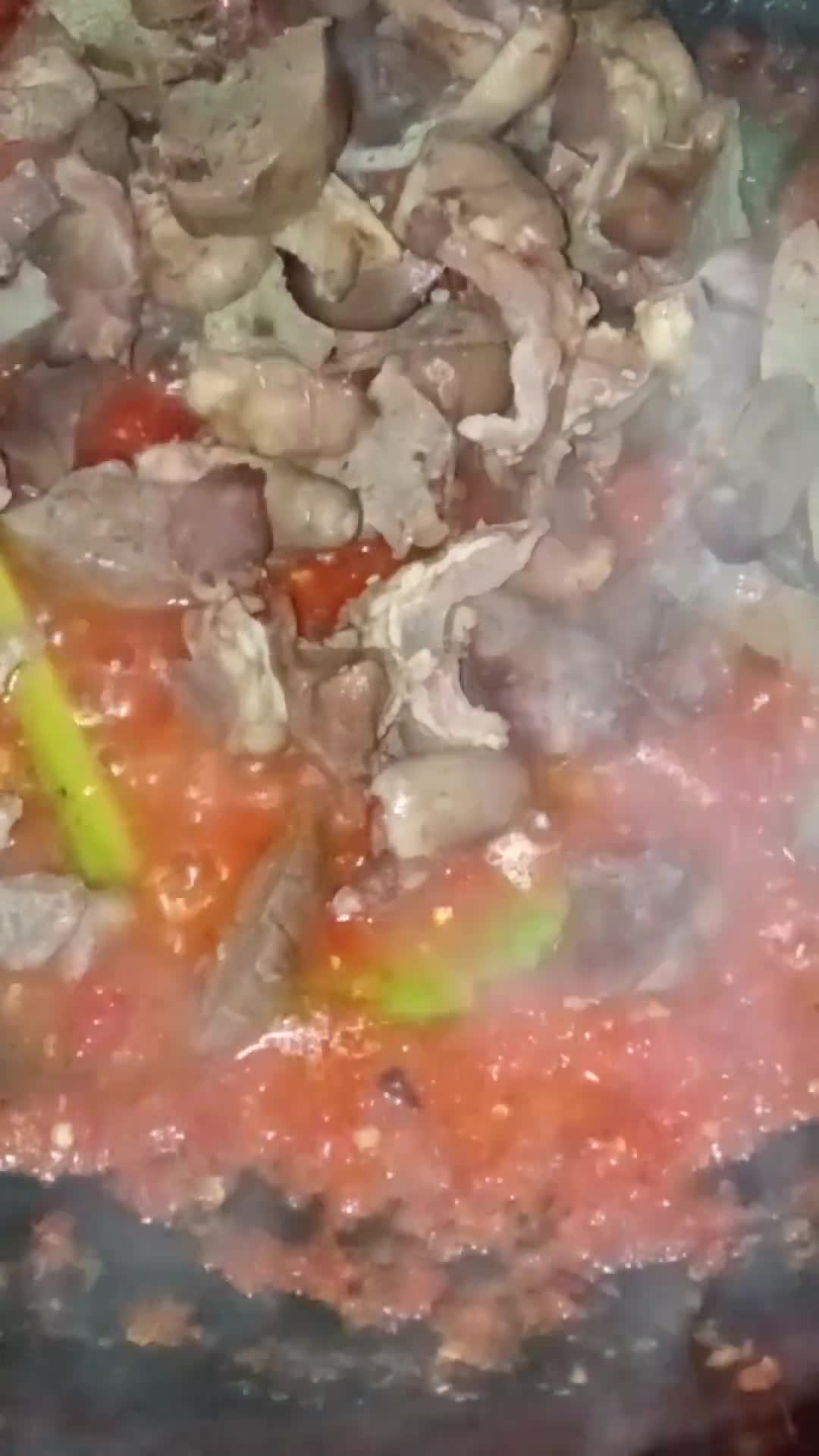 Foto langkah ke 2 dari resep Sambal Goreng Hati Ampela Petai.