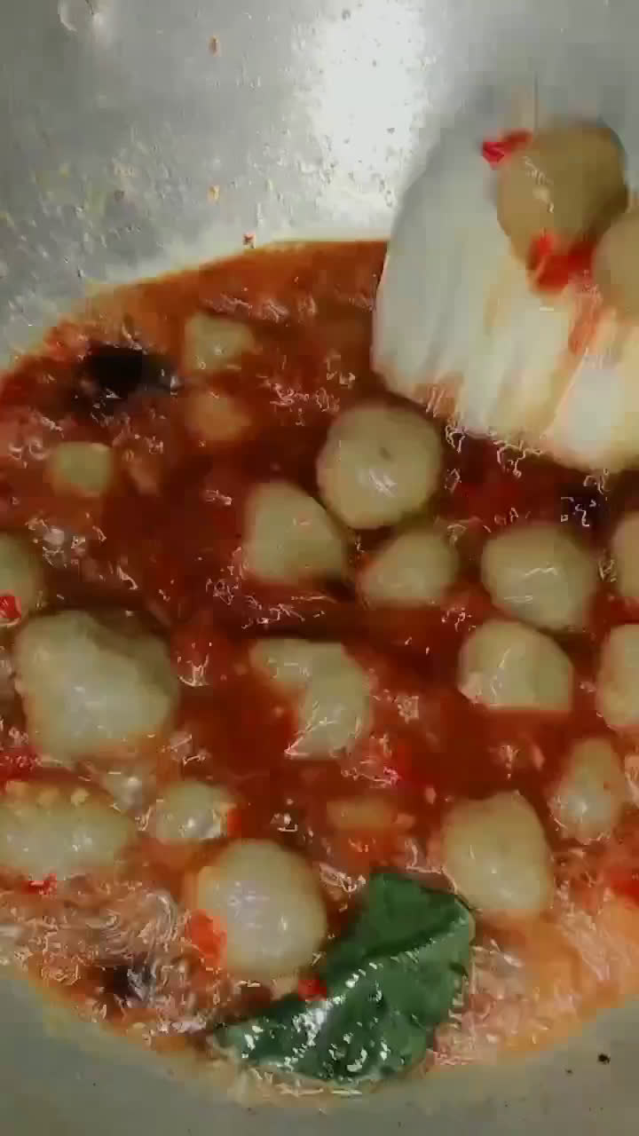 Foto langkah ke 2 dari resep Bumbu rica" cilok pedas nampol.