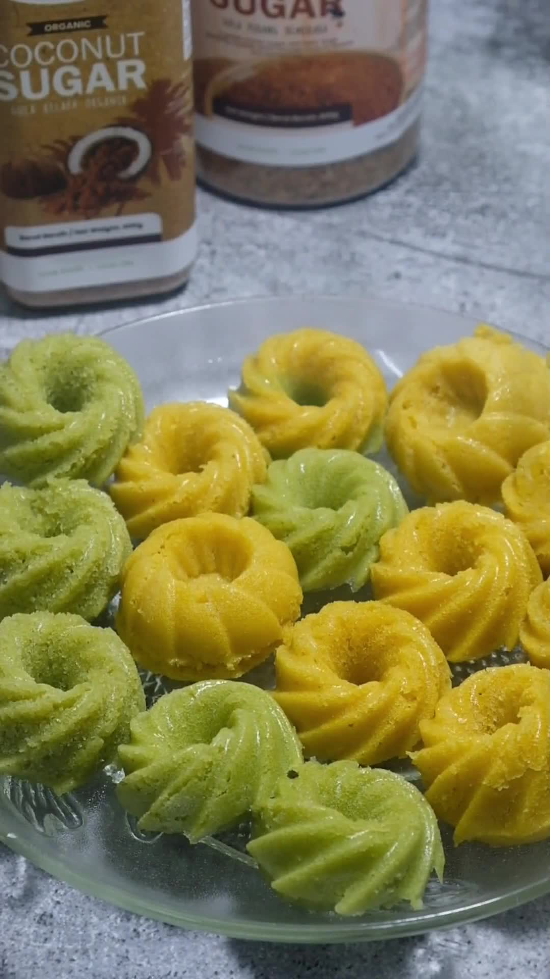 Gambar langkah 8 resipi Apam Nasi Eno.