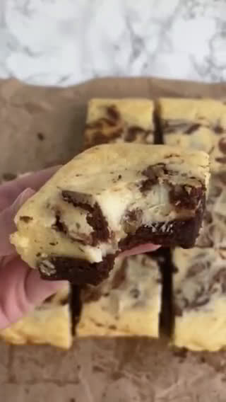 Foto del paso 4 de la receta: Brownie Cheesecake 🍫🧀