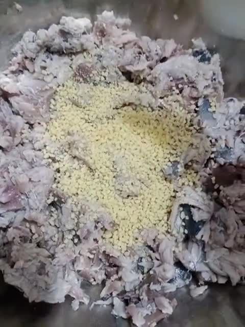 Gambar langkah 4 resipi Kinilau Basung (Sabah).