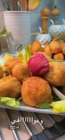 صورة لخطوة 6 من وصفة كبيبة واصابع البطاطس بالجبن