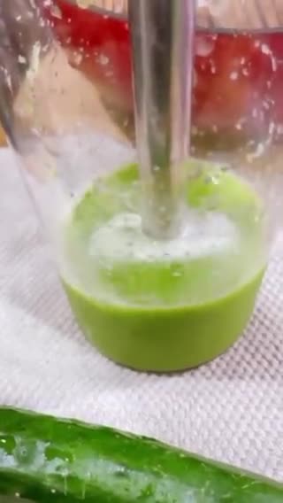 Gambar langkah 1 resipi 👩‍🍳Jus Timun Selasih🥒.