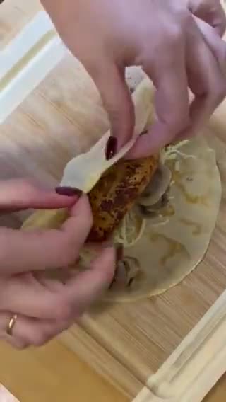 Foto del paso 8 de la receta: Crepes salados rellenos en freidora de aire