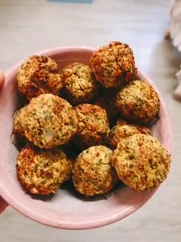 健康版氣炸中東蔬菜球/鷹嘴豆泥球Falafel🧆（蛋奶素可）的食譜步驟5照片