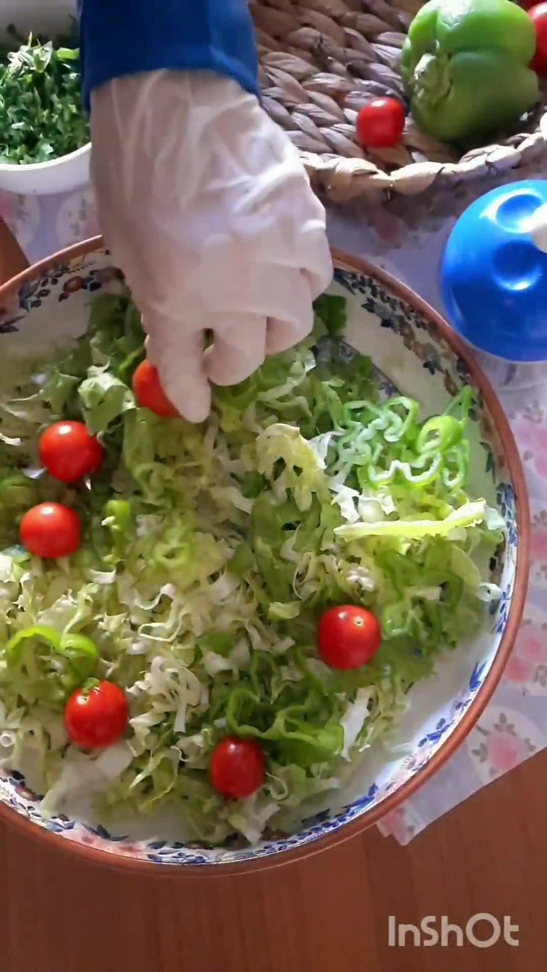 صورة لخطوة 2 من وصفة سلطة بصدر الدجاج