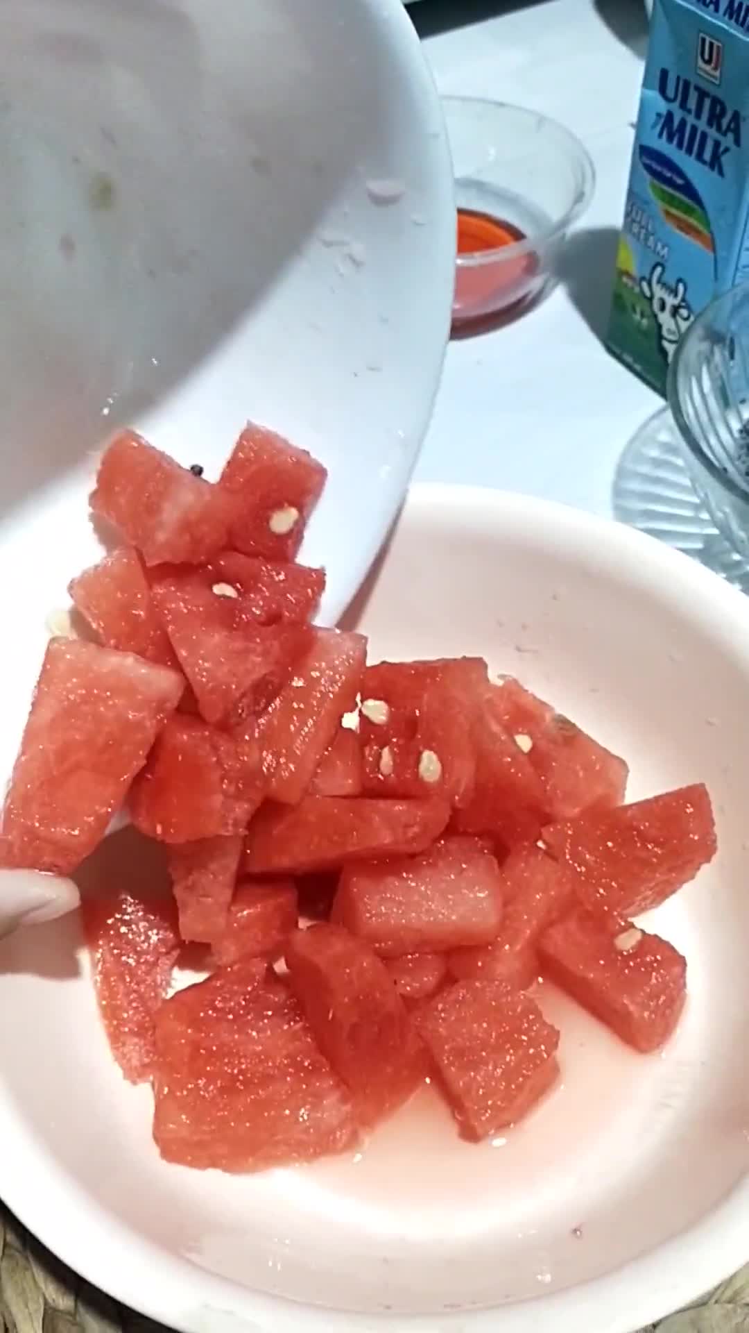 Foto langkah ke 2 dari resep Es Semangka.