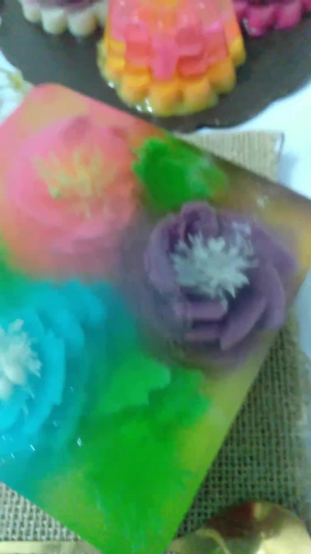 Foto langkah ke 5 dari resep Puding Jelly Art tanpa Tools.