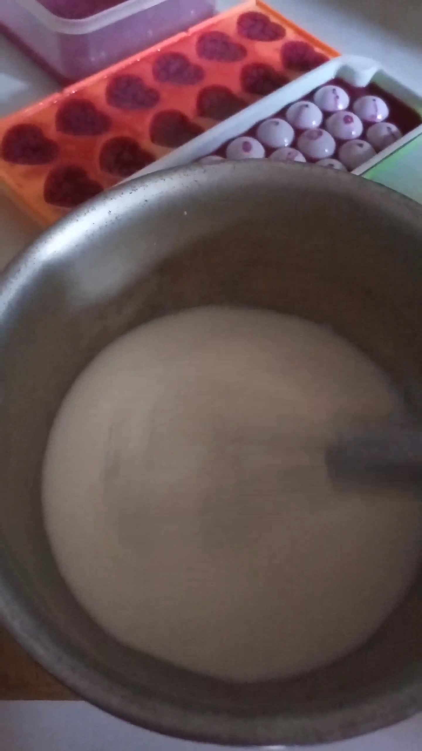 Foto langkah ke 3 dari resep Agar-Agar Lumut Buah Naga.