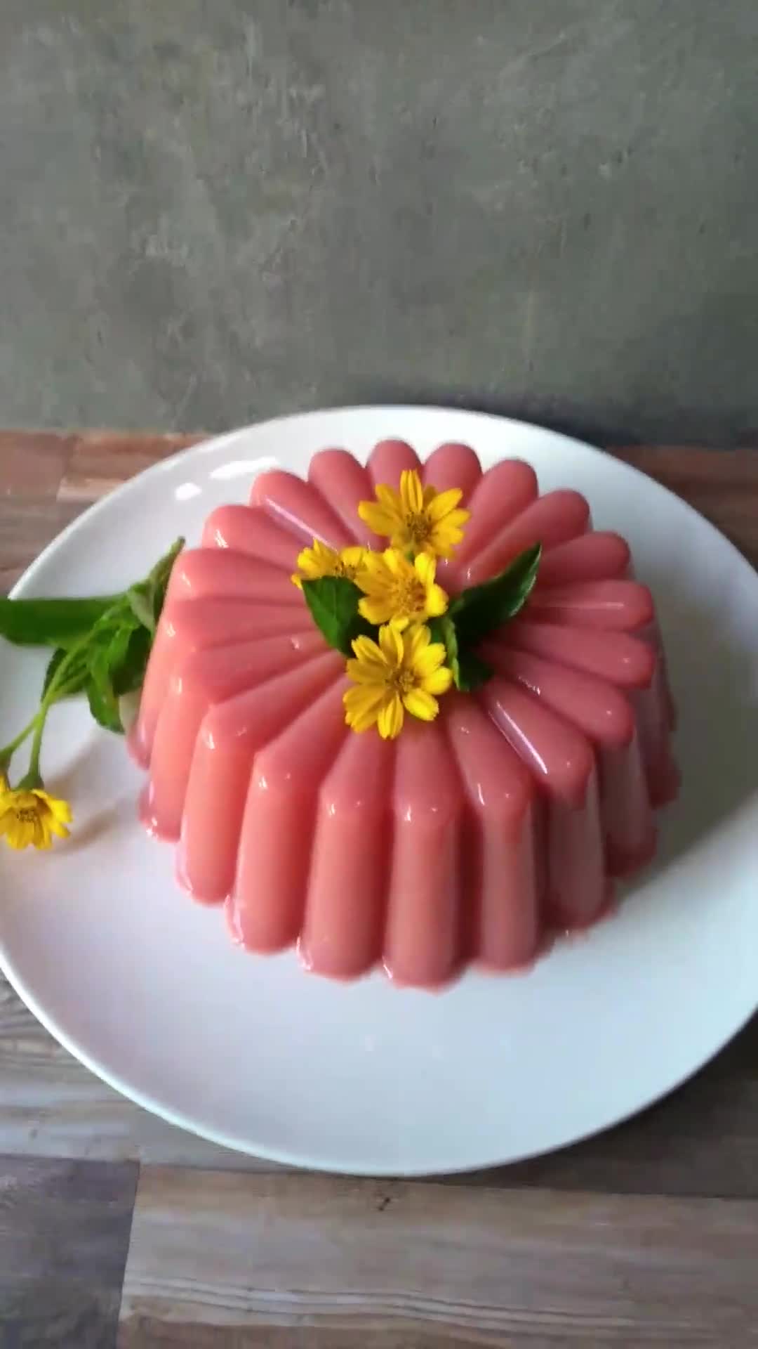 Foto langkah ke 3 dari resep #pudding jambu batu.
