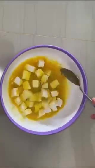 Foto langkah ke 2 dari resep Tahu Telur Bumbu Pecel.