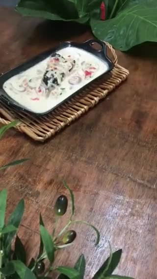 Gambar langkah 5 resipi Terung Bakar Kuah Santan.
