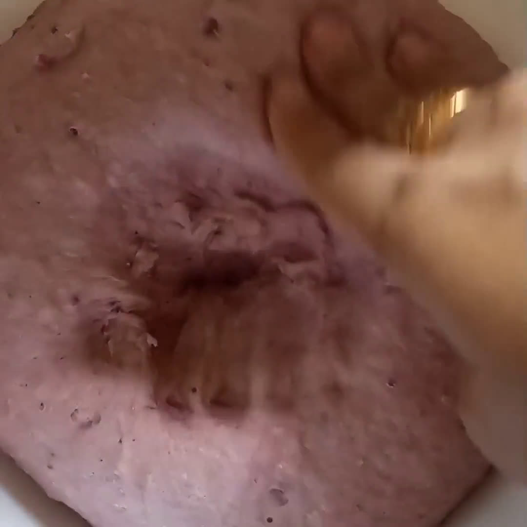 Foto langkah ke 2 dari resep Roti Sobek Ubi Ungu.