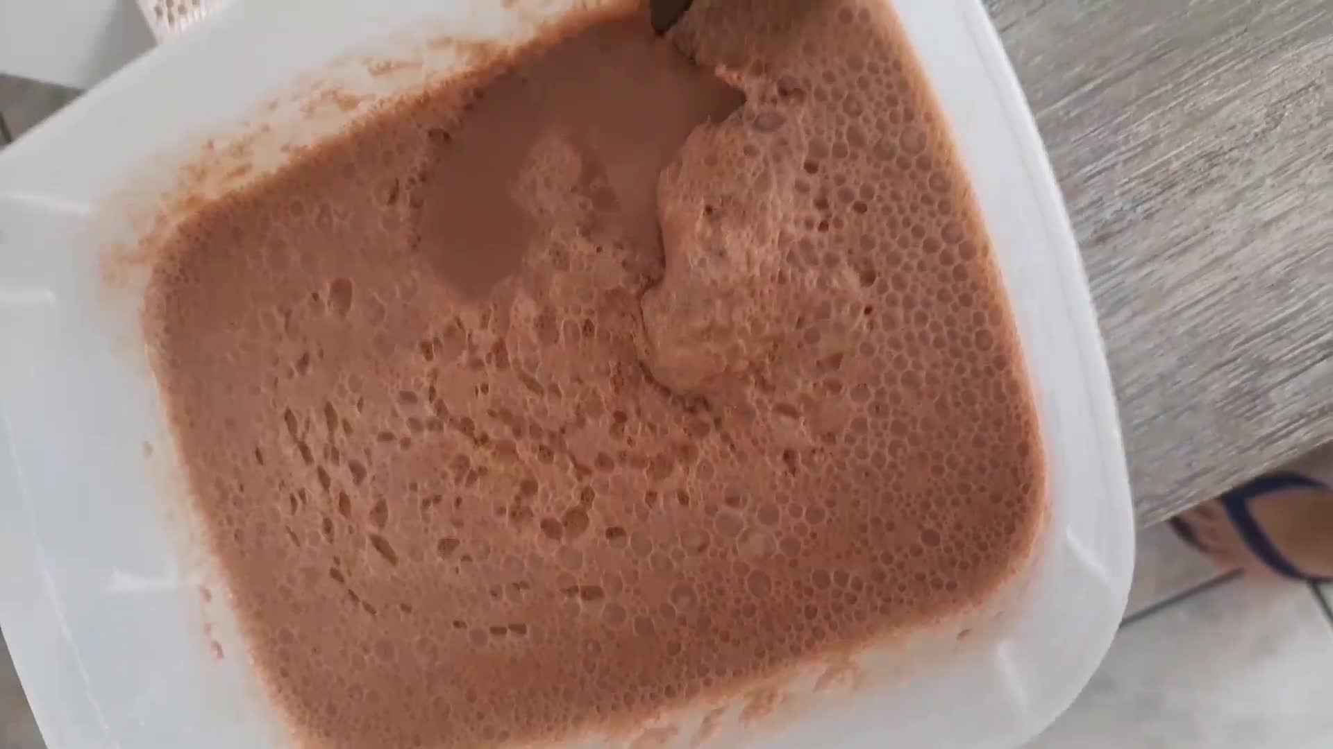 Foto do passo 1 de Sorvete caseiro de chocolate zero lactose