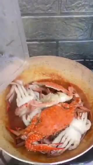 Foto langkah ke 4 dari resep Kepiting Saos Padang.