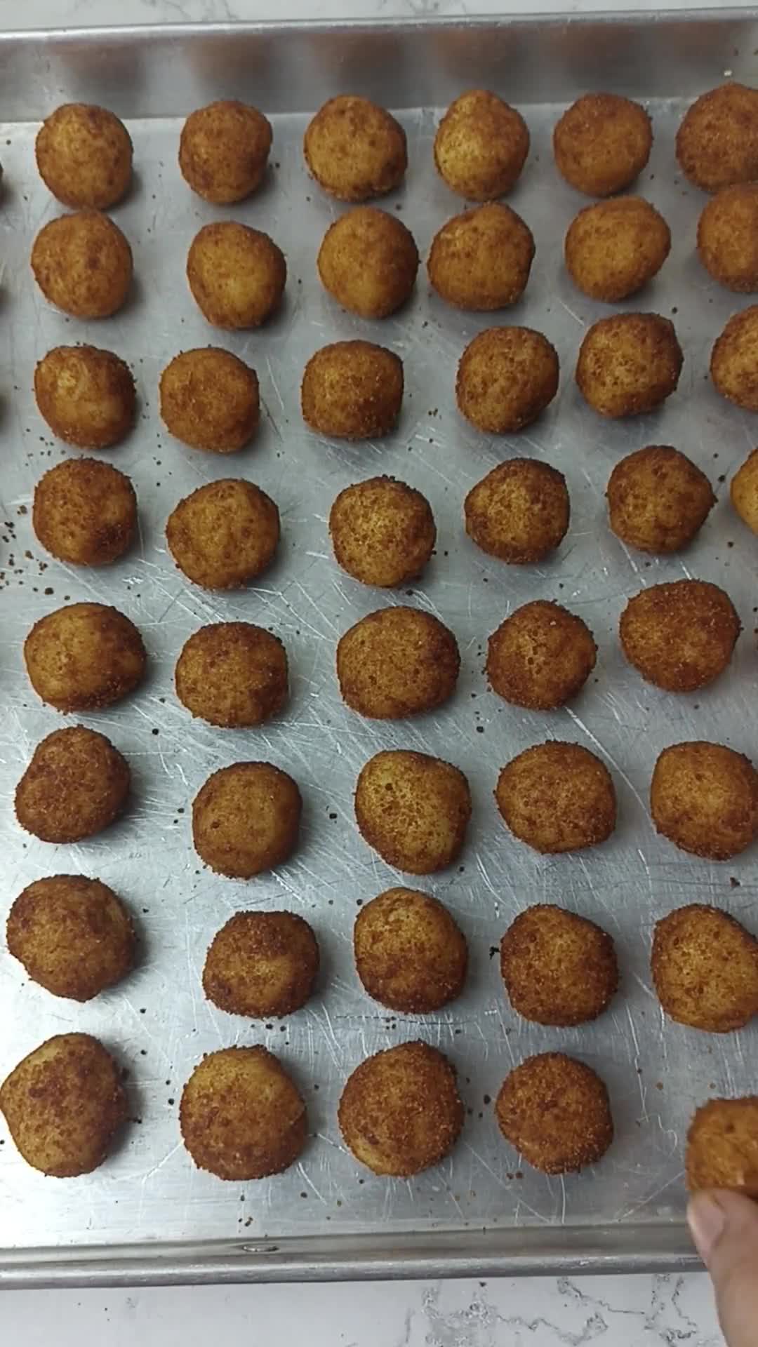 Foto langkah ke 4 dari resep Palm Cheese Cookies.